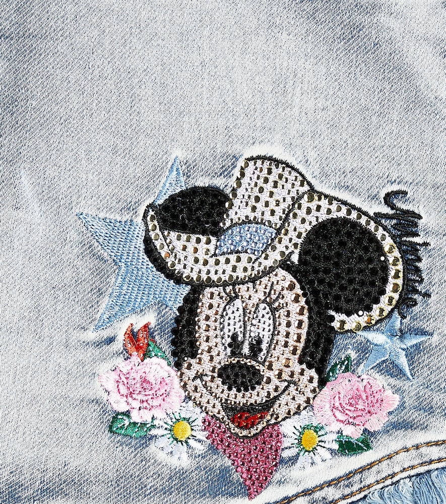  Monnalisa Monnalisa Bestickter Jeansrock 
