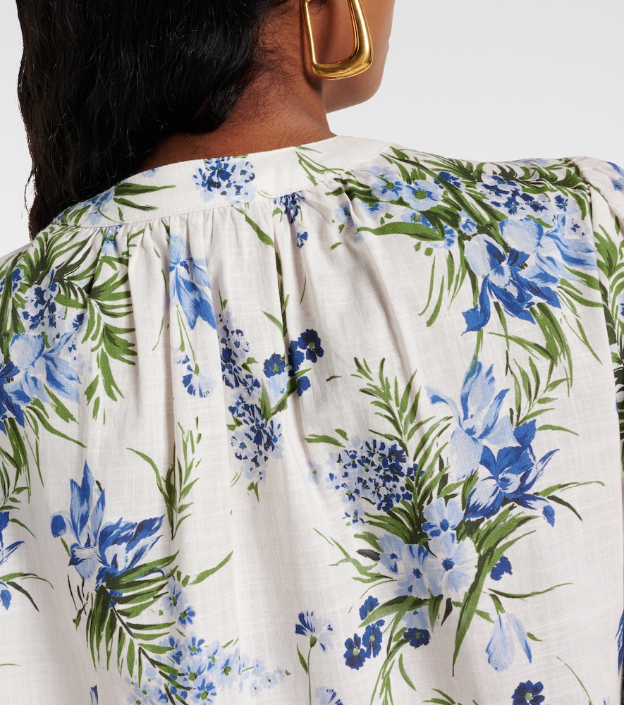  Veronica Beard Veronica Beard Ashlynn Floral Cotton Shirt 