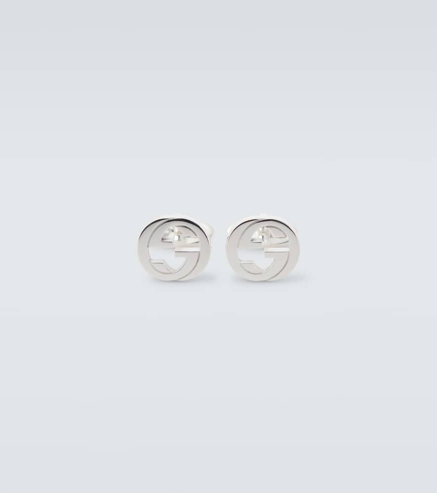 Interlocking G sterling silver cufflinks