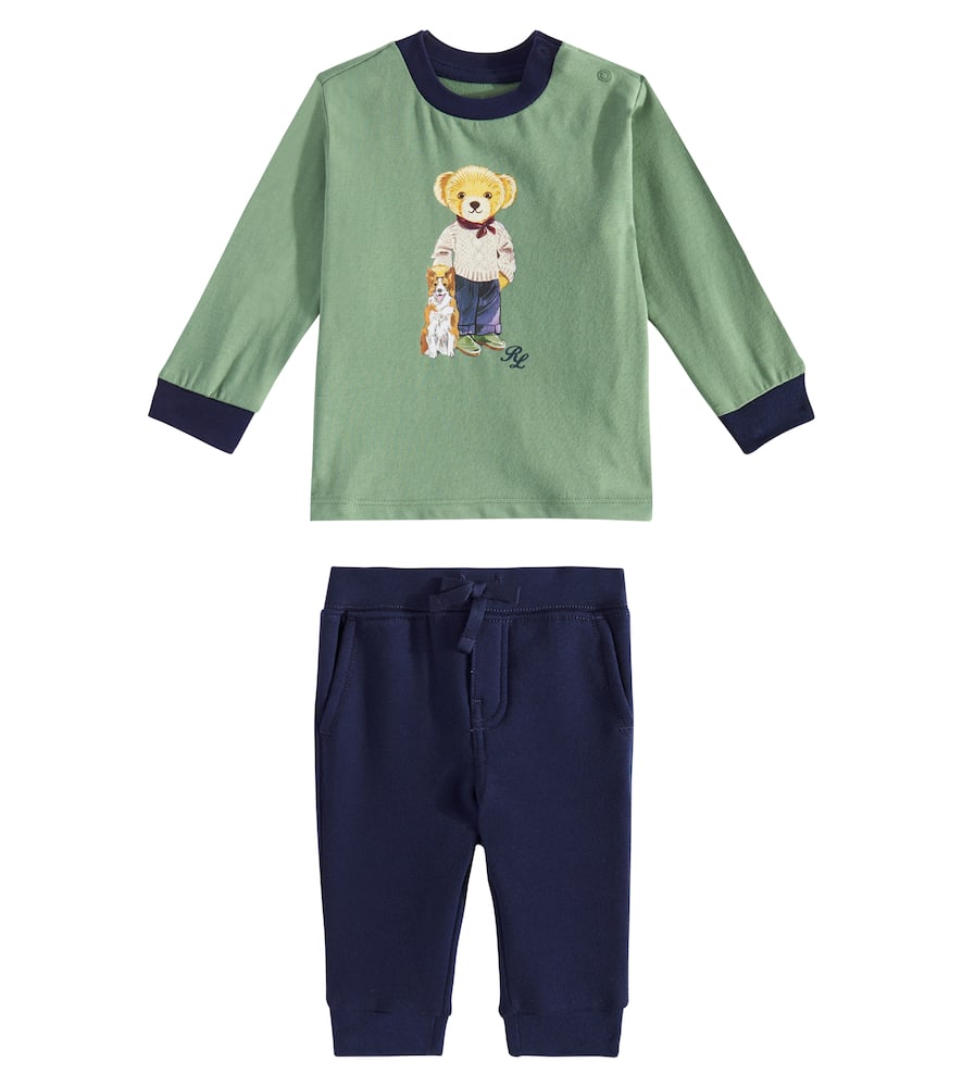 Polo Ralph Lauren Kids Baby Polo Bear sweatshirt and sweatpants set