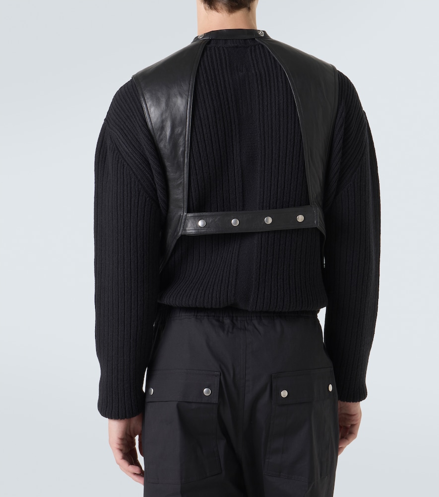  Rick Owens Rick Owens Weste Aus Leder 