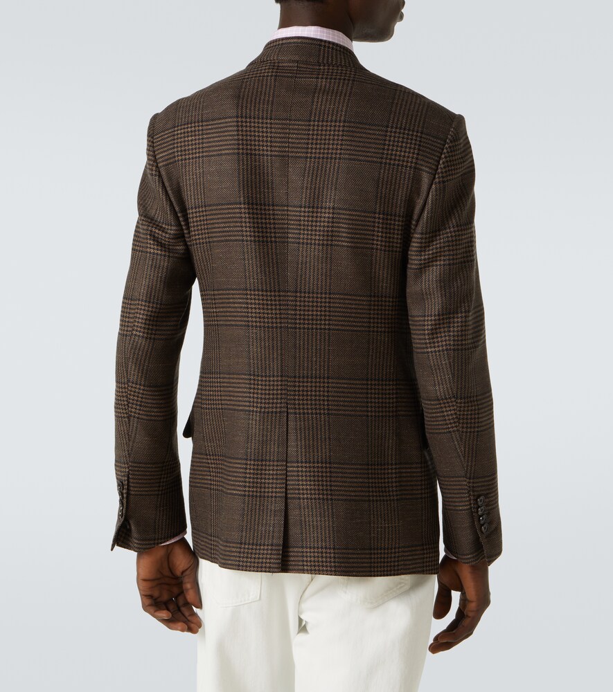  Tom Ford Tom Ford Blazer Shelton Aus Wolle, Seide Und Leinen 
