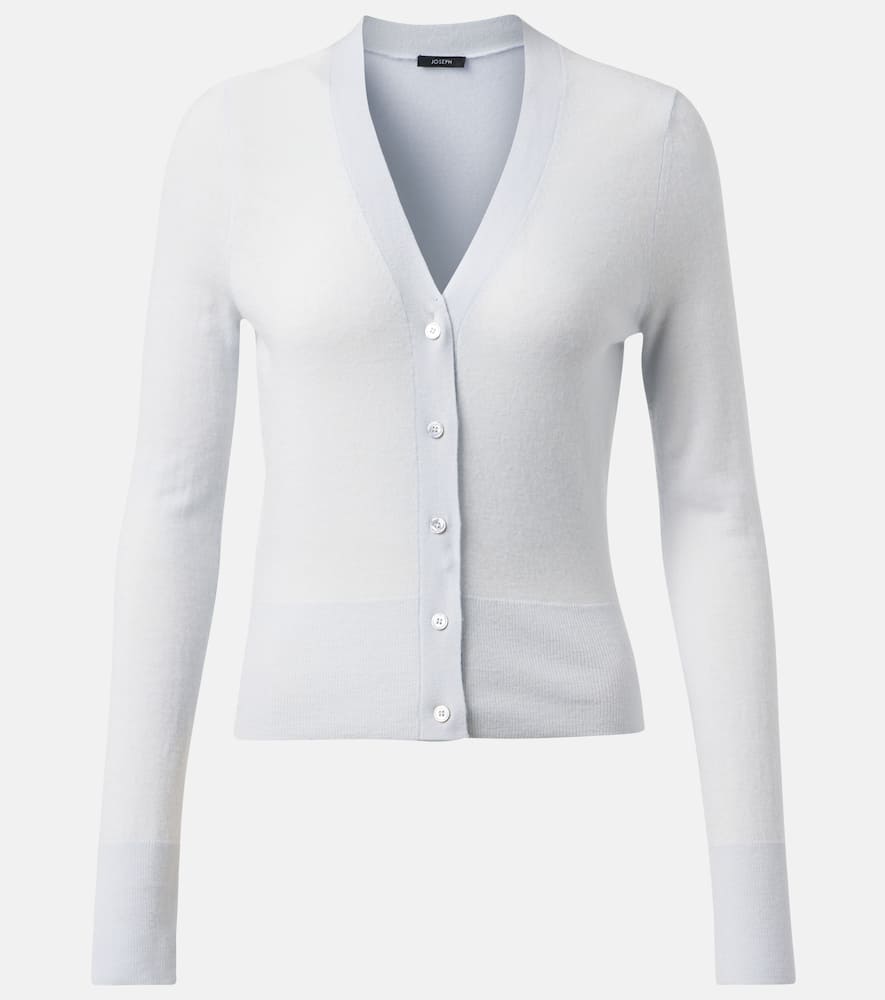 Joseph Cashmere Cardigan In White