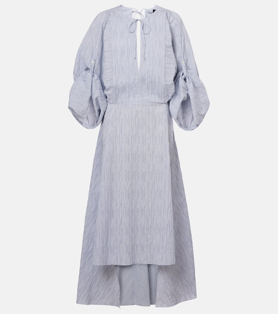 Paula's Ibiza cotton-blend midi dress