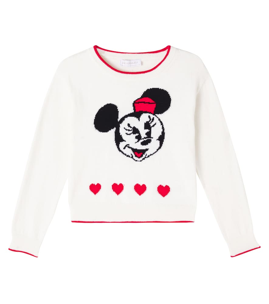 Monnalisa Sweater  Kids Color Yellow Cream In White