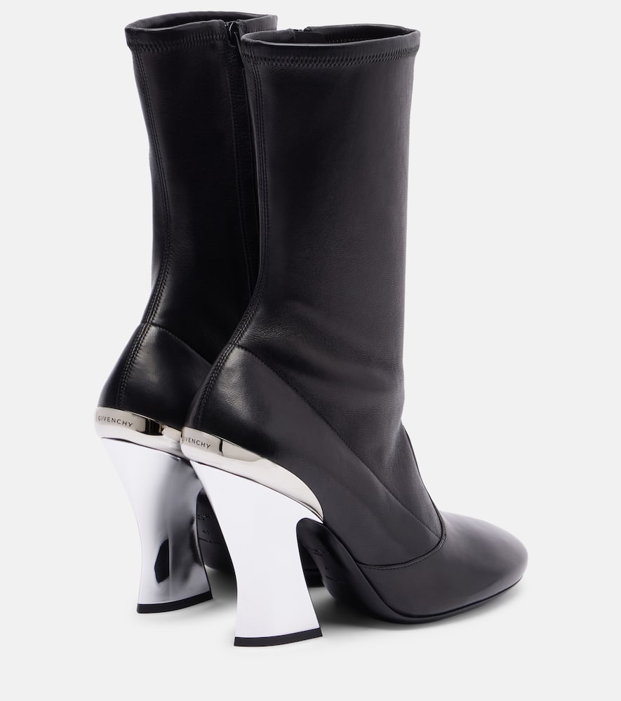 Givenchy Leather 95 Ankle Boots In Black