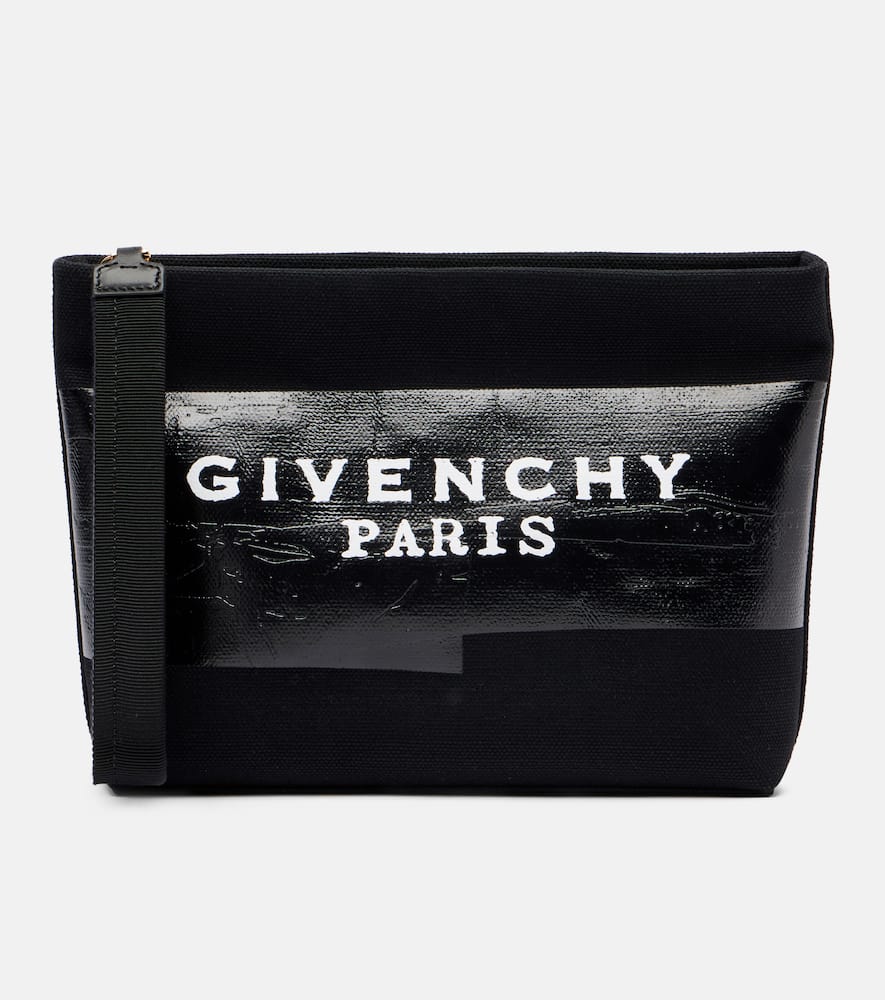 Givenchy Logo Pouch In Black