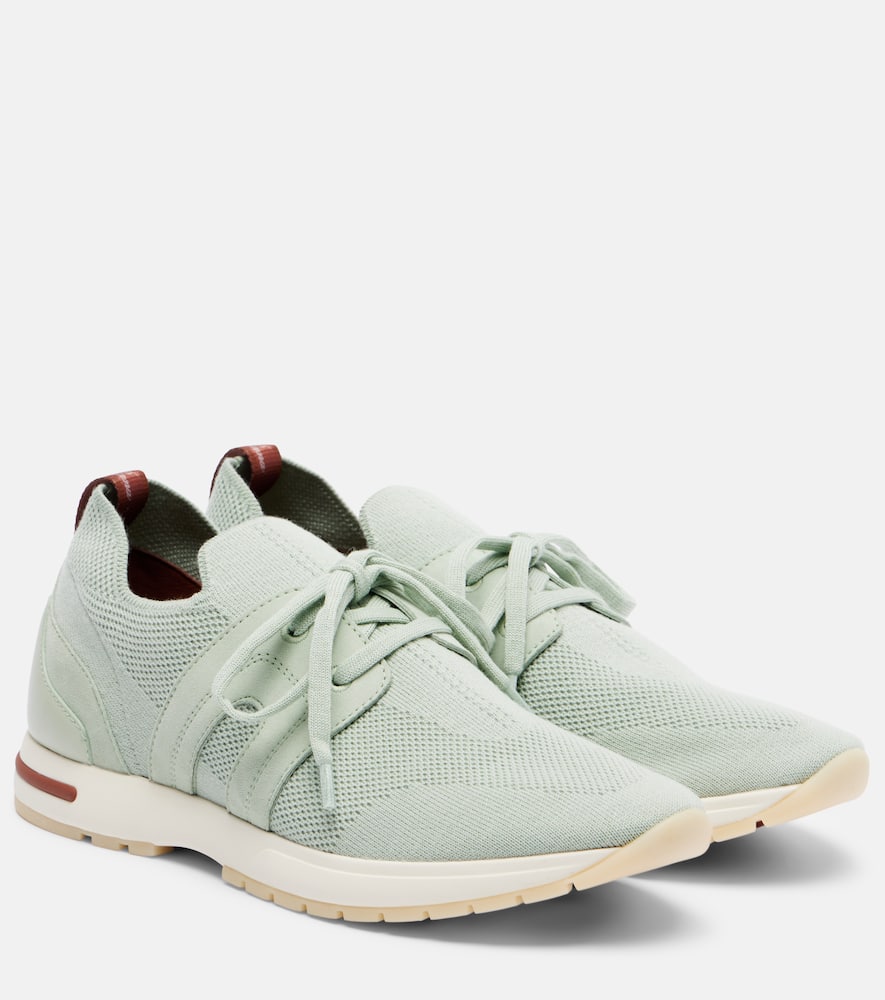 360 LP Lady Flex suede-trimmed sneakers