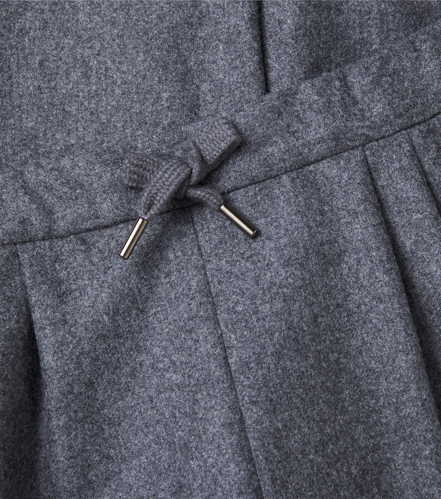  Brunello Cucinelli Kids Brunello Cucinelli Kids Gerade Hose Aus Schurwolle 