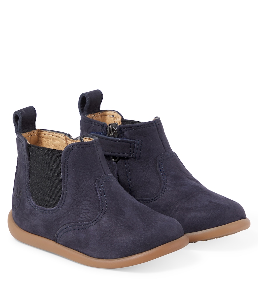 Pom d'Api Bébé – Bottines Chelsea Stand-Up Jod en daim