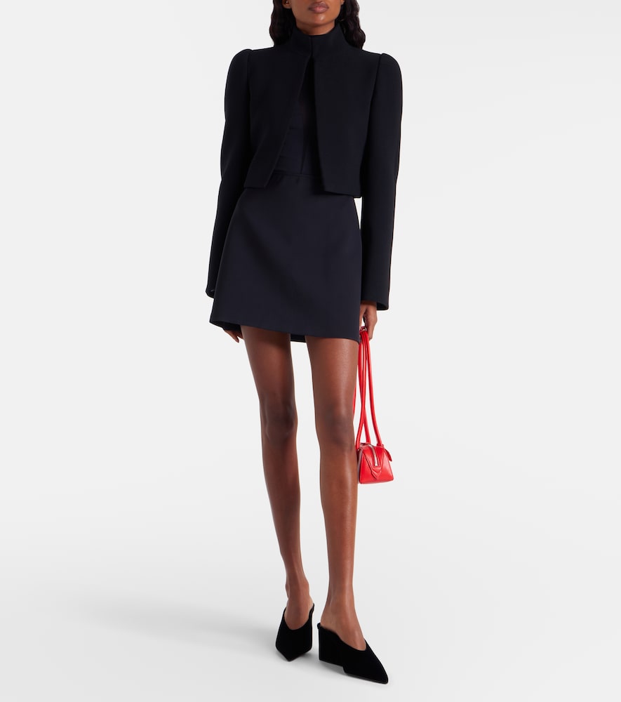 Midnight Grace High-Rise Jersey Miniskirt