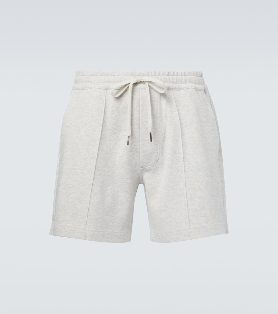 Tom Ford Men's Beige Cotton, Silk, And Cashmere Shorts UK Size 38 - Mytheresa