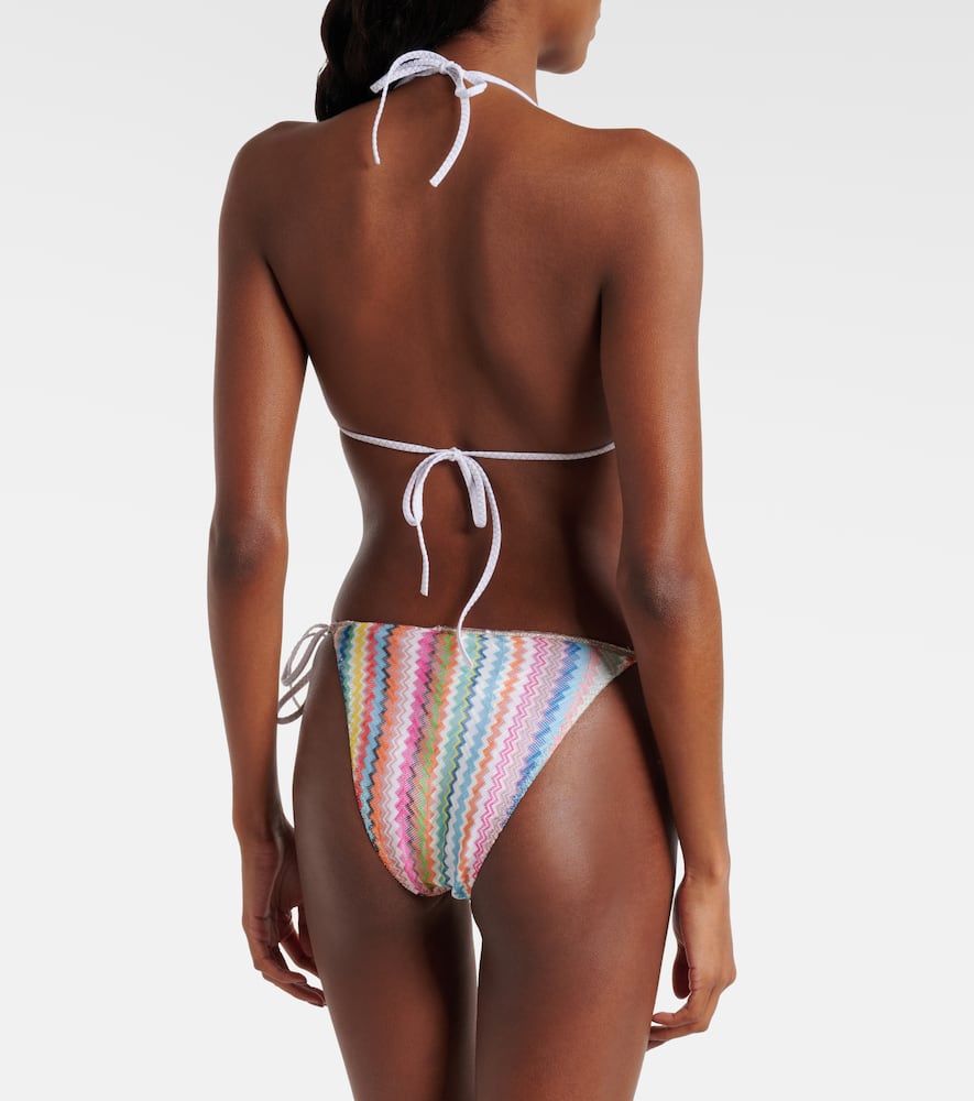 Missoni Zig Zag Lamé Bikini In Multi