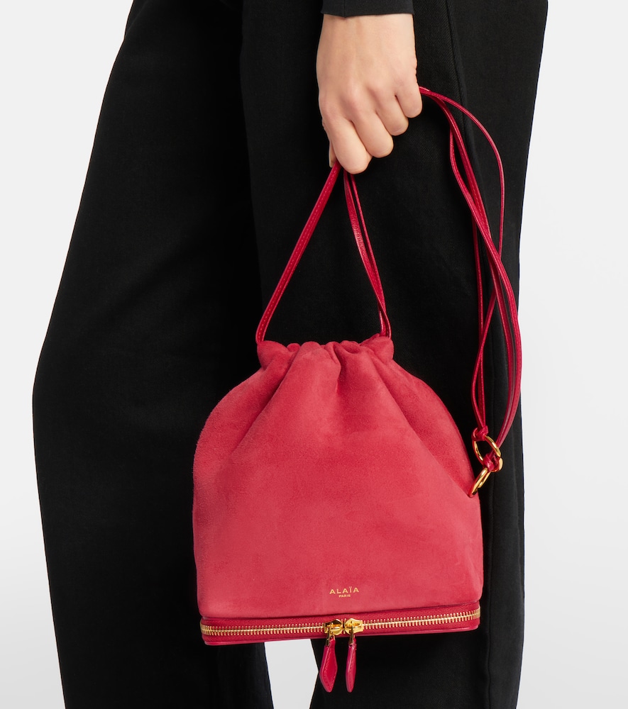 Alaïa Le Pochon suede bucket bag
