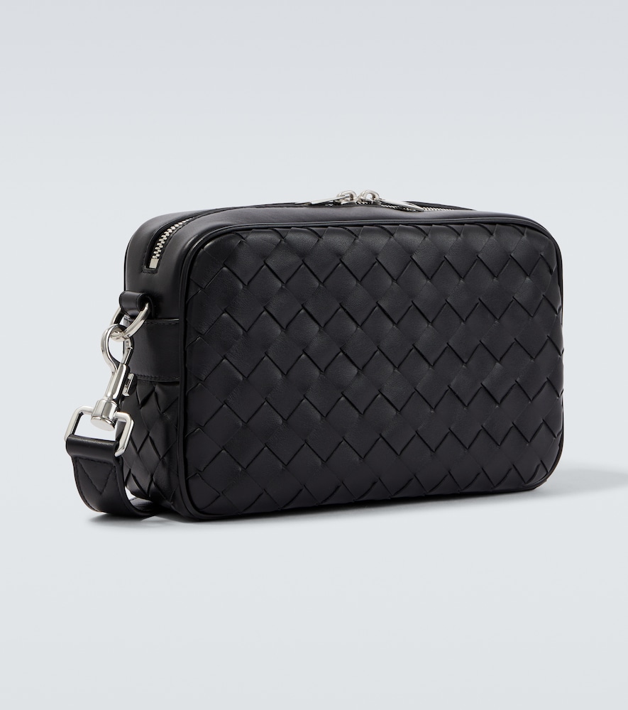  Bottega Veneta Bottega Veneta Sac à Bandoulière Small En Cuir Intrecciato 