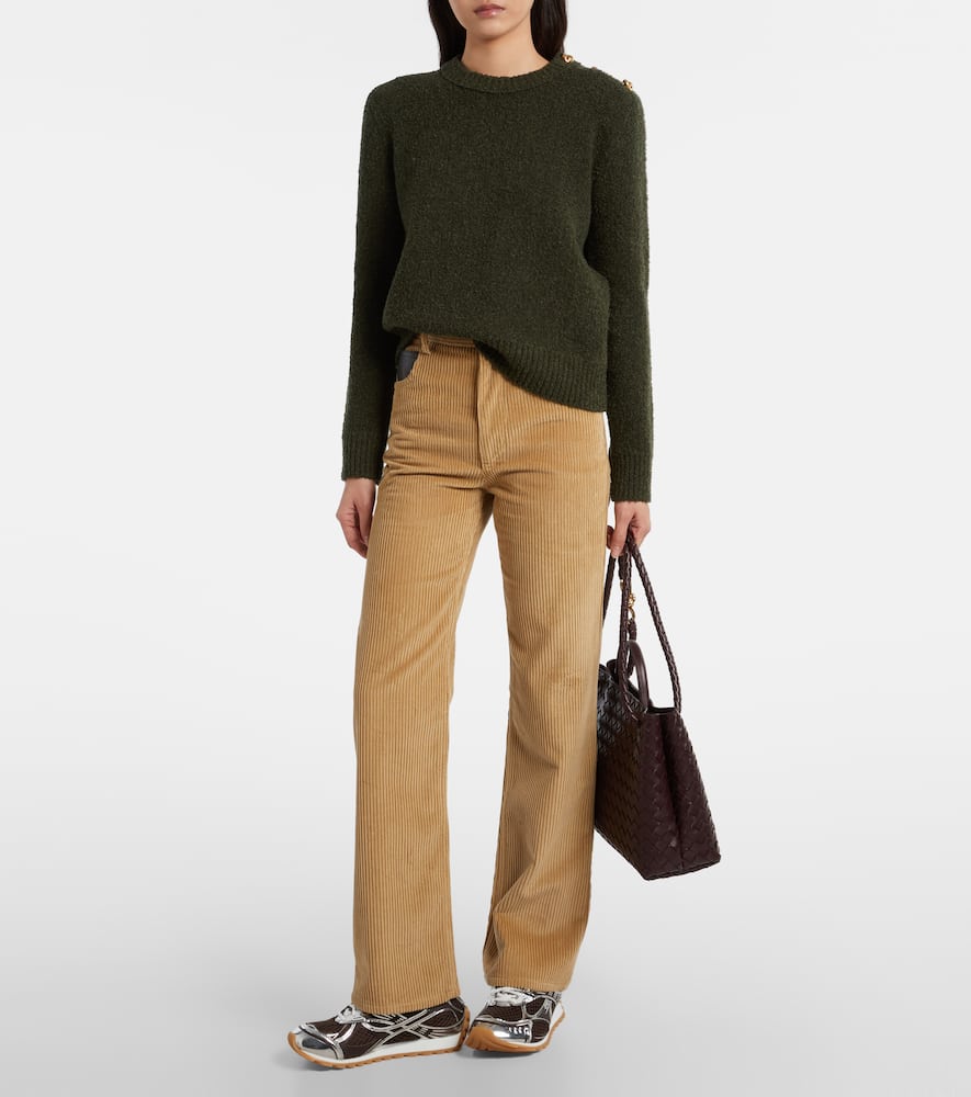 Bottega Veneta Knot Bouclé Sweater In Multi