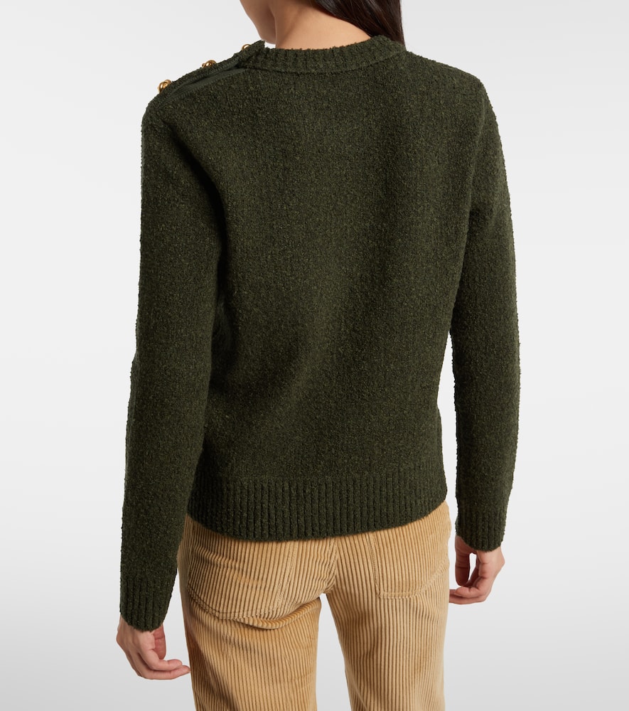 Bottega Veneta Knot Bouclé Sweater In Multi
