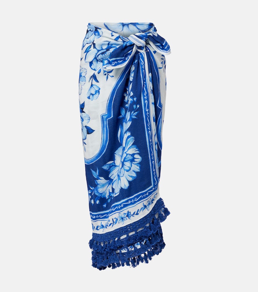 Bedruckter Pareo aus Baumwolle