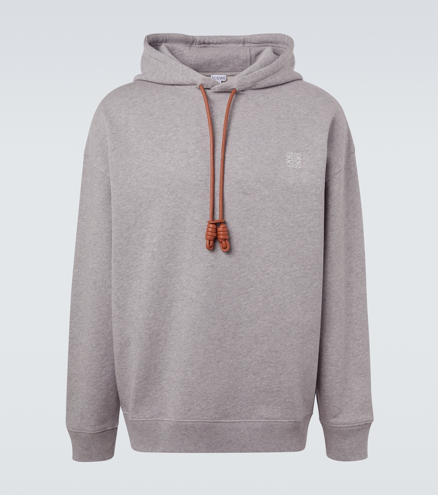 Loewe Anagram cotton jersey hoodie
