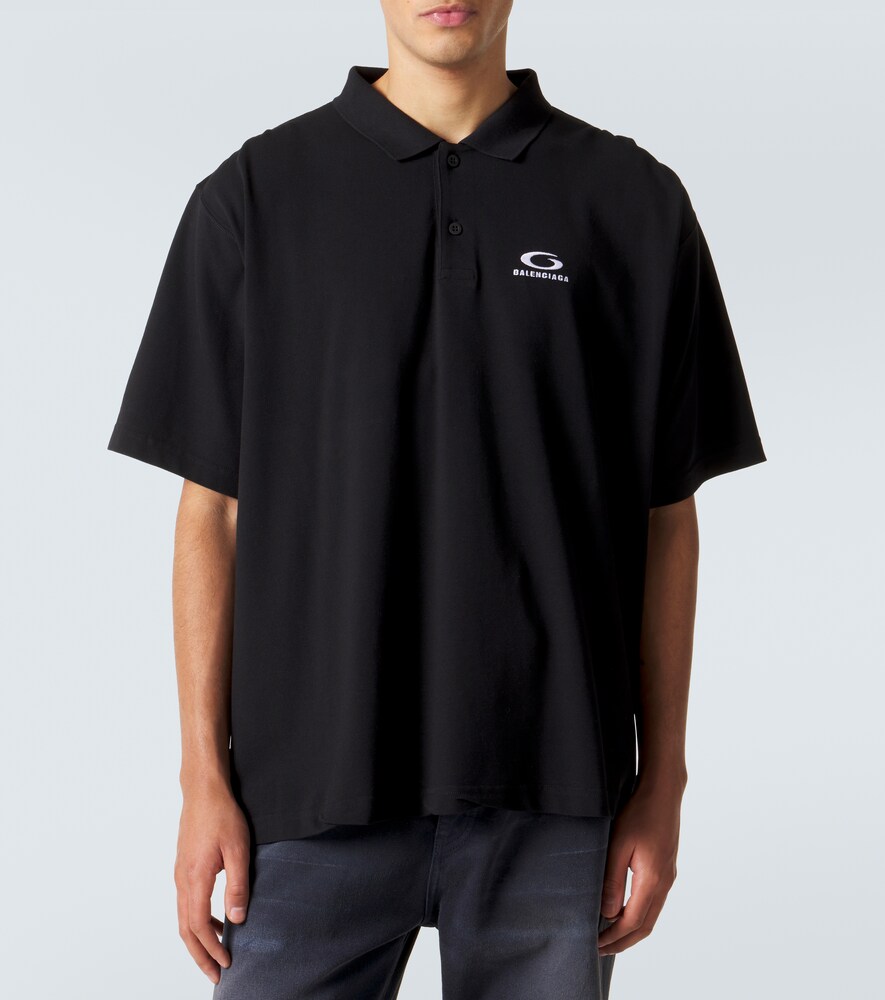  Balenciaga Balenciaga Polohemd Aus Baumwolle 