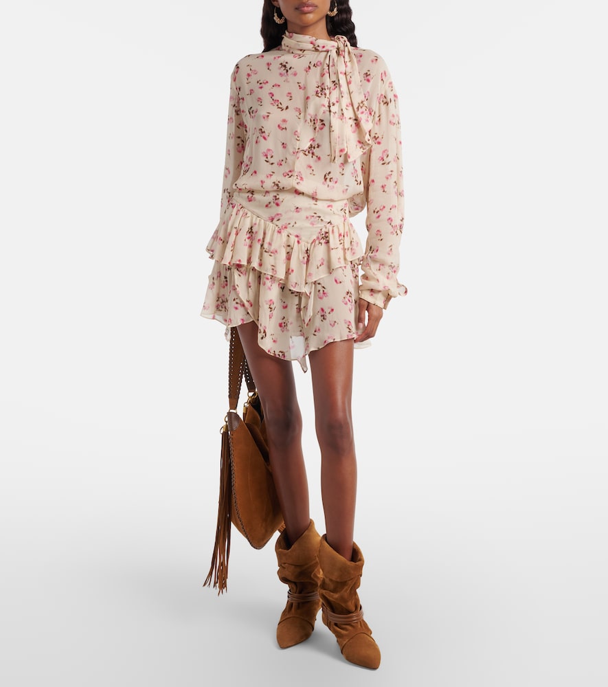  Marant Etoile Marant Etoile Bedruckter Minirock 