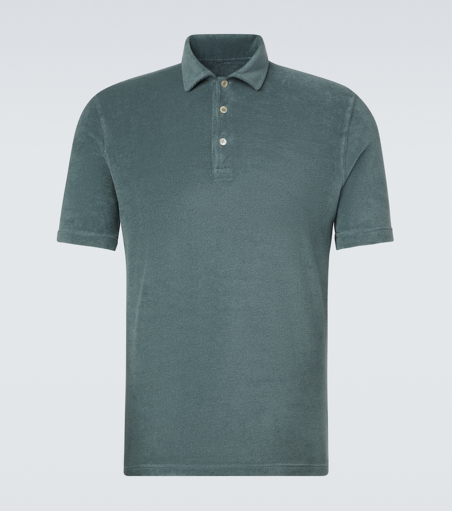 Fedeli Mondial cotton terry polo shirt