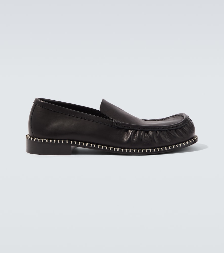 Dries Van Noten Men's Black Leather Loafers UK Size 6 - Mytheresa