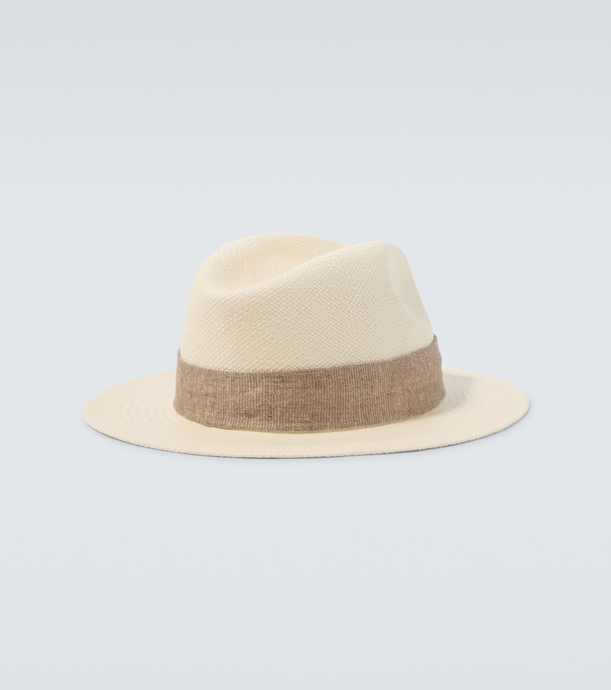  Kiton Kiton Fedora-hut Aus Stroh 