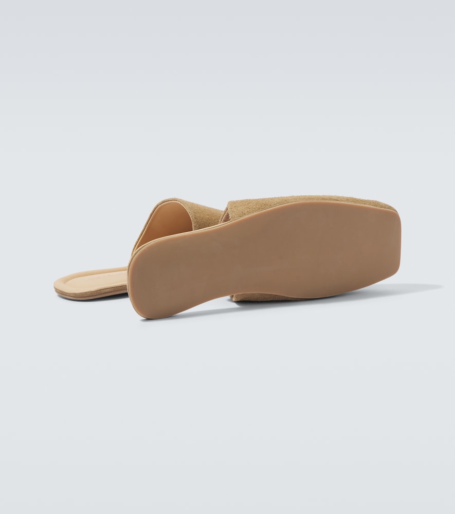  Our Legacy Our Legacy Slippers Cigarr Aus Veloursleder 