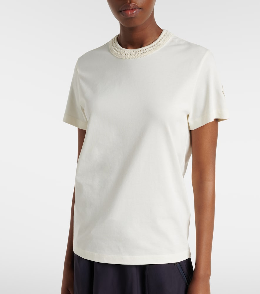 Moncler Moncler T-shirt Aus Baumwoll-jersey 