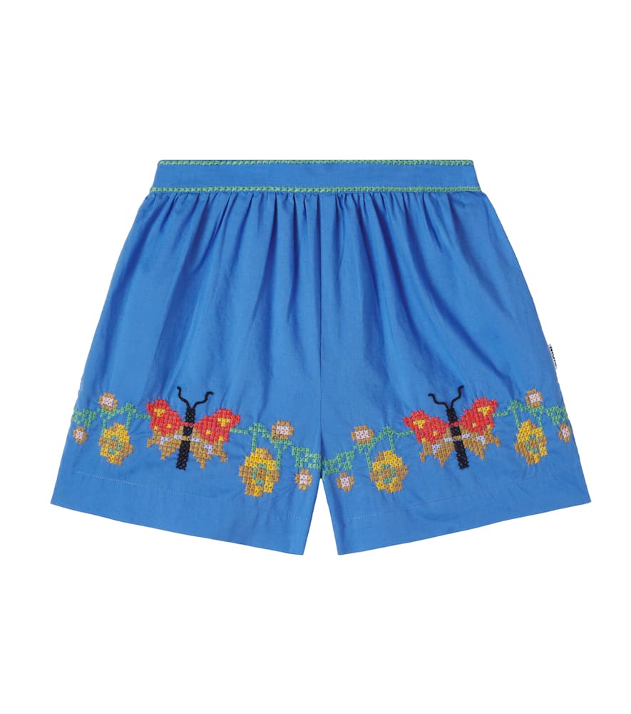 Shorts Ally in cotone con ricamo