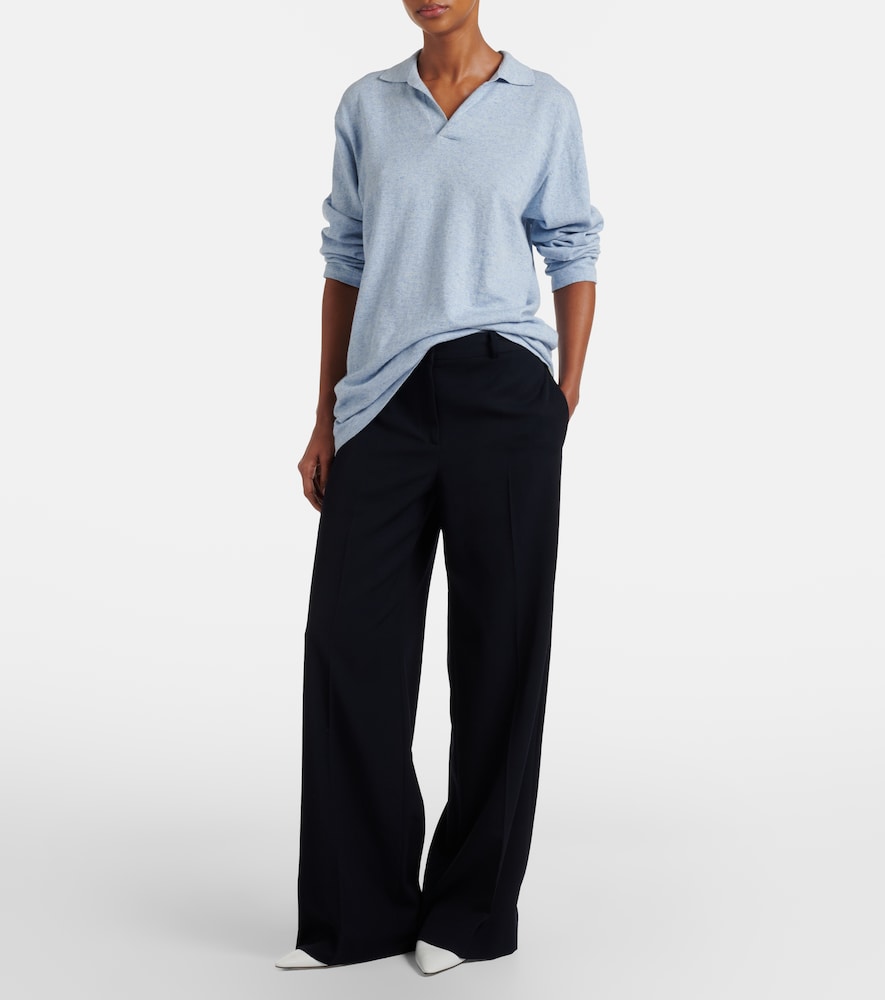  The Row The Row Weite Hose Dender Aus Woll-gabardine 