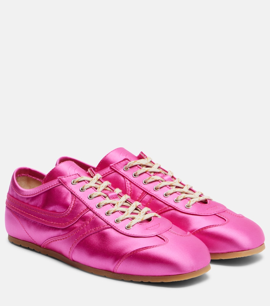 Dries Van Noten Women's Pink Satin Sneakers UK Size 4 - Mytheresa