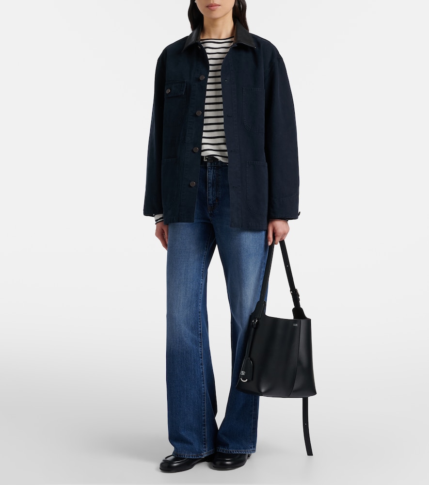 Frame The Off Duty Stroll wide-leg jeans