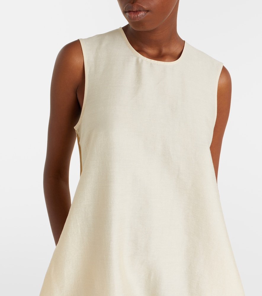  Rohe Rohe Linen And Silk-blend Maxi Dress 