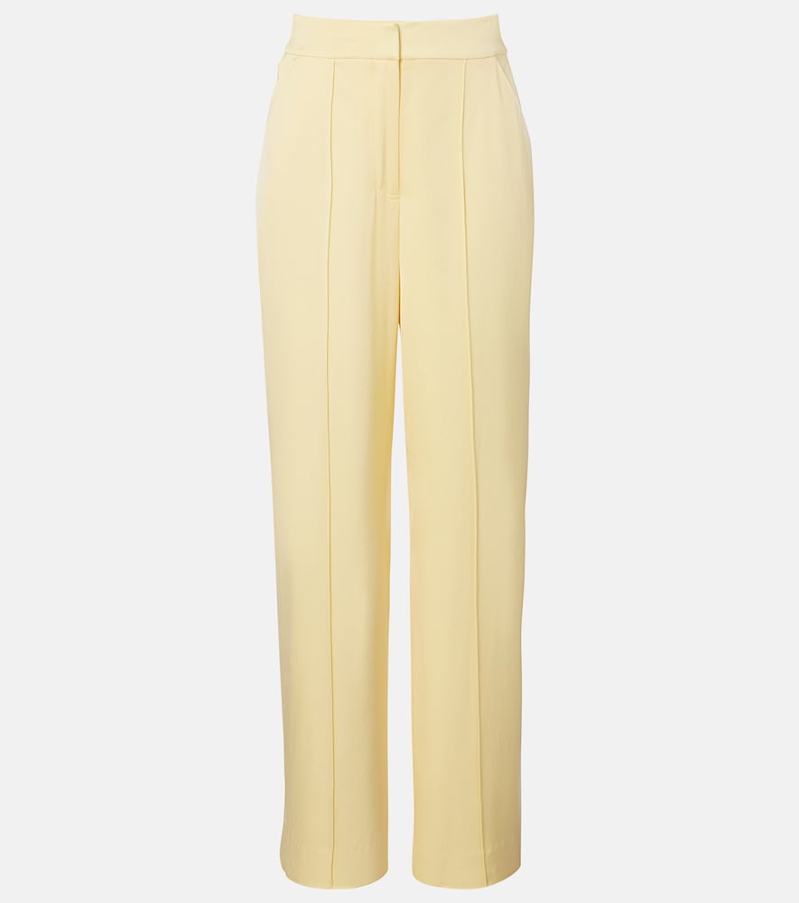 Simkhai Kyra satin wide-leg pants
