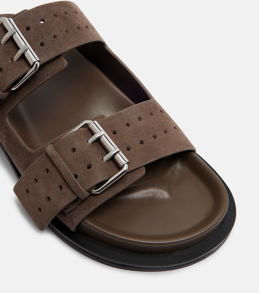  A.emery A.emery Leon Suede Slides 