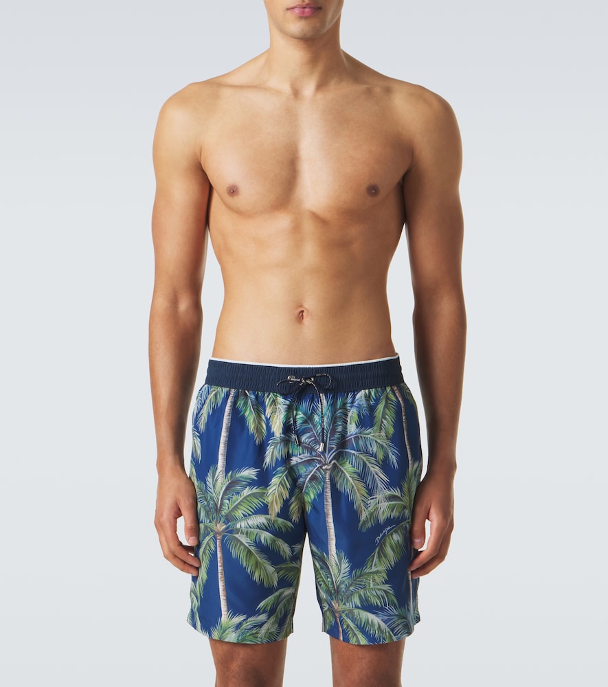 Dolce&gabbana Dolce&gabbana Printed Swim Trunks 