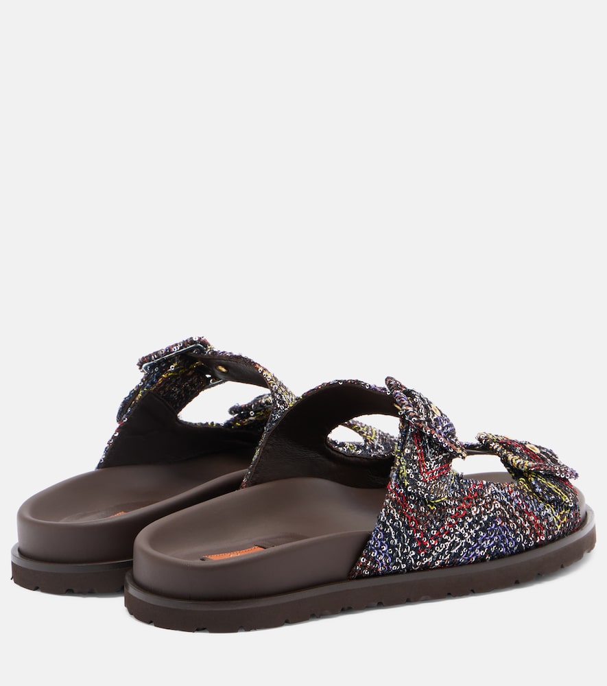  Missoni Missoni Clea Zigzag Sequined Sandals 