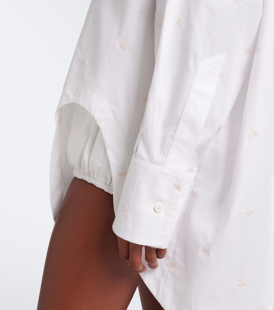 Cotton-Blend Poplin Shirt