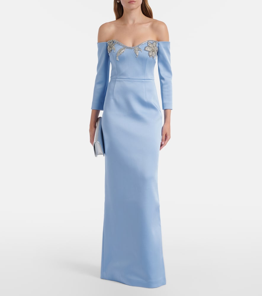  Rebecca Vallance Rebecca Vallance Robe Kai Aus Satin 