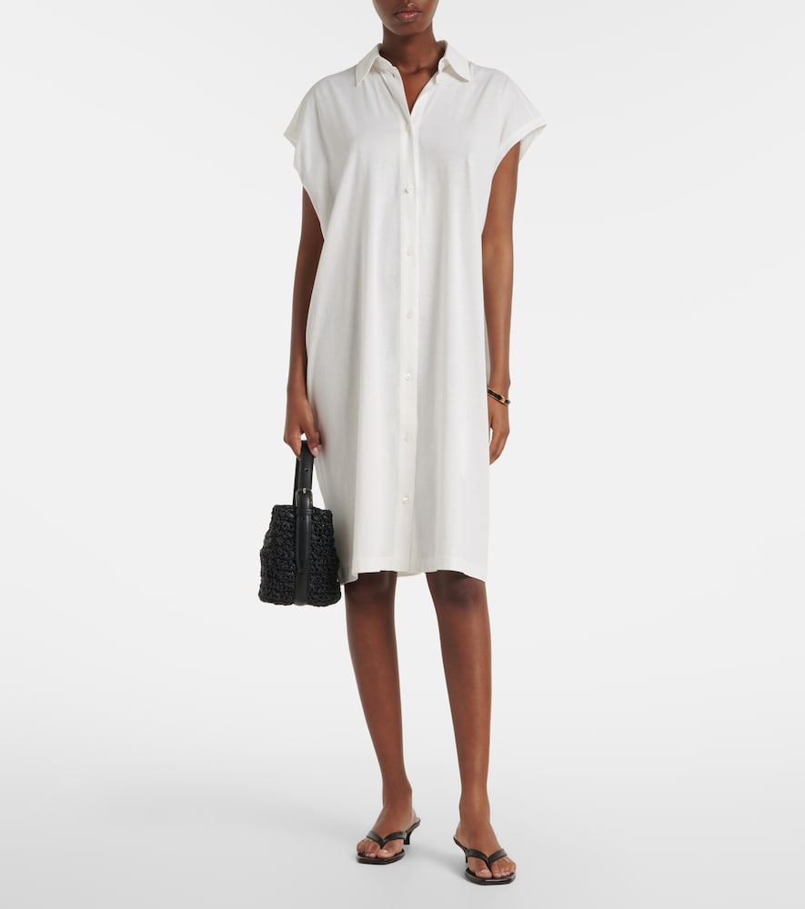 Toteme Cotton jersey shirt dress