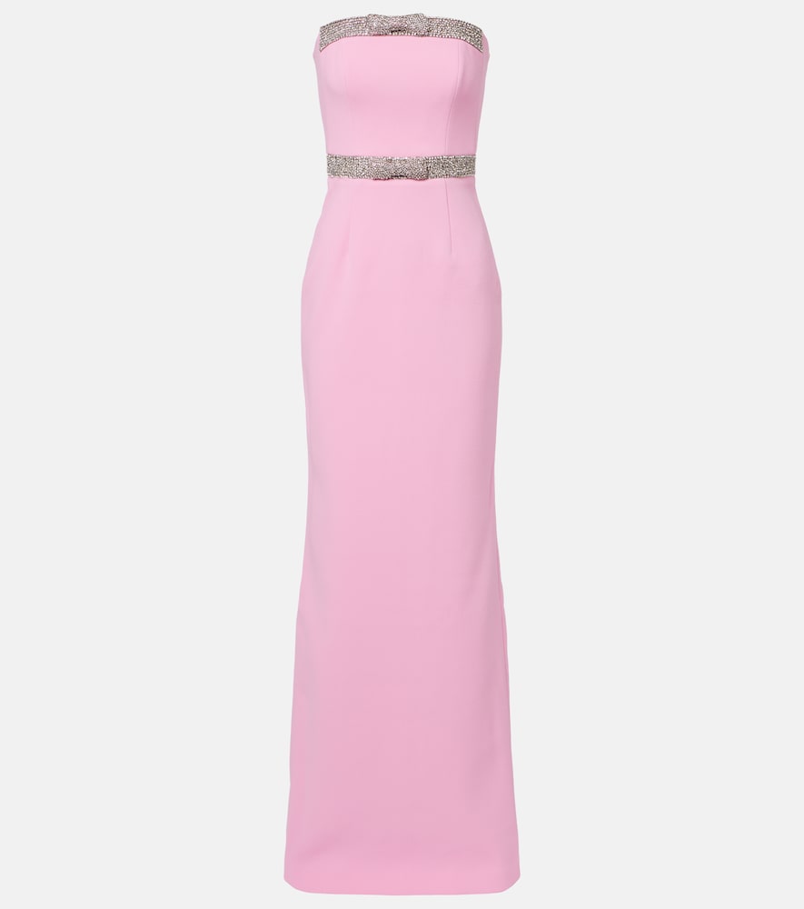 Rebecca Vallance Precious embellished crêpe corset gown