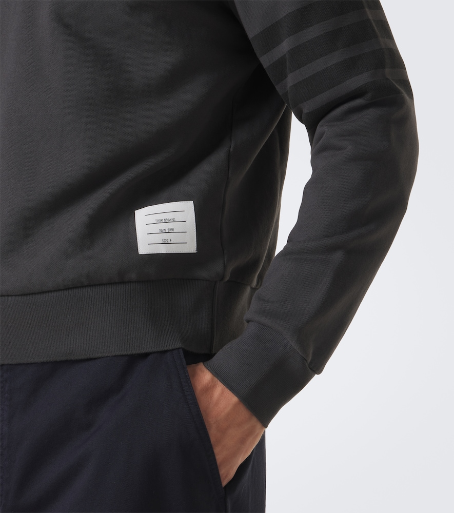 4-Bar Cotton Jersey Sweatshirt