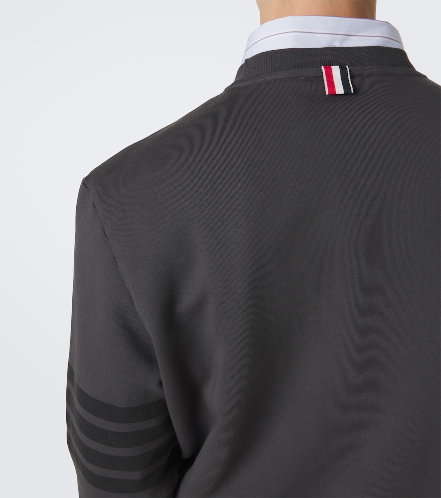 4-Bar Cotton Jersey Sweatshirt