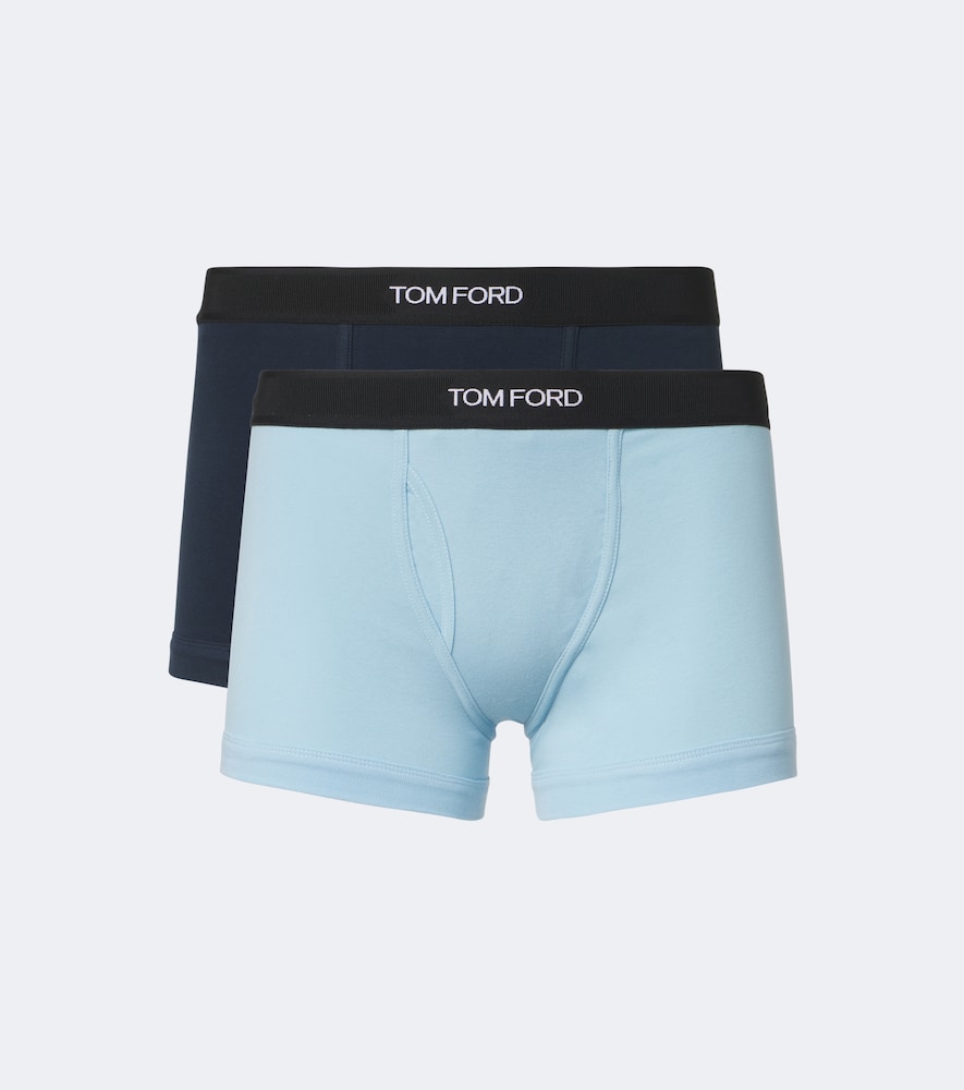 Logo Cotton-Blend Boxer