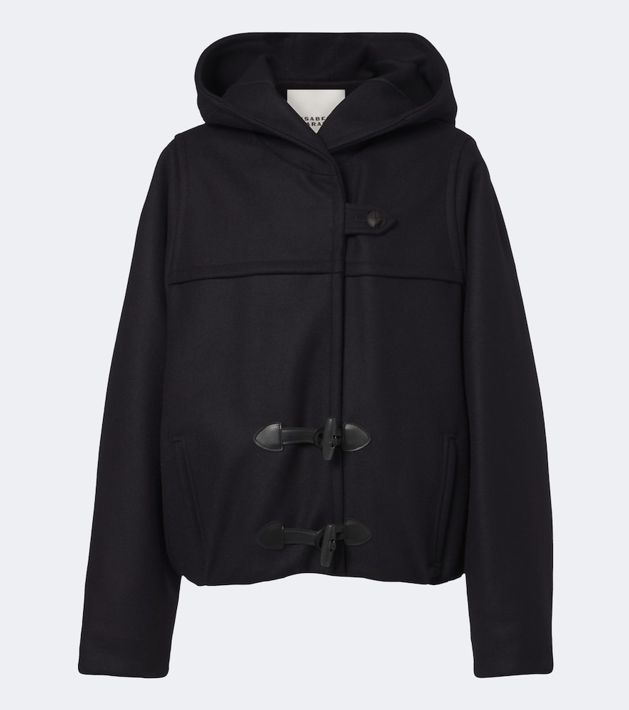 Isabel Marant Trixie wool and cashmere hooded jacket