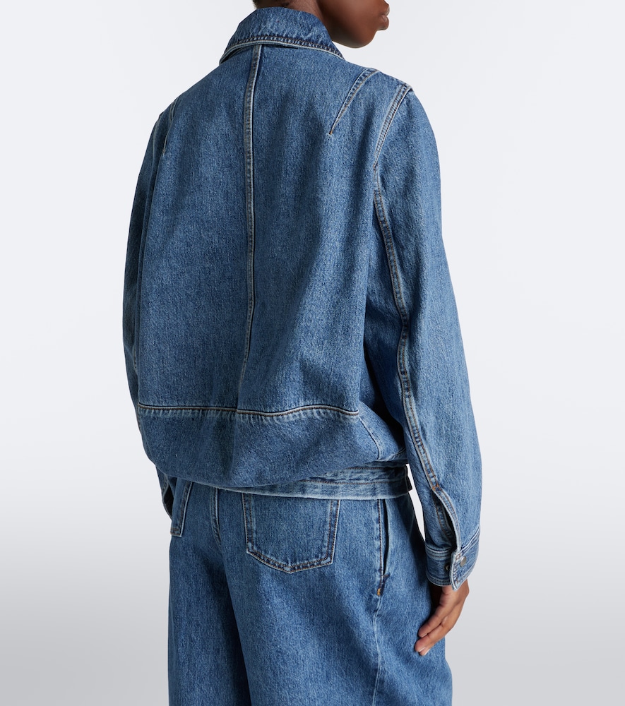 Denim Blouson Jacket