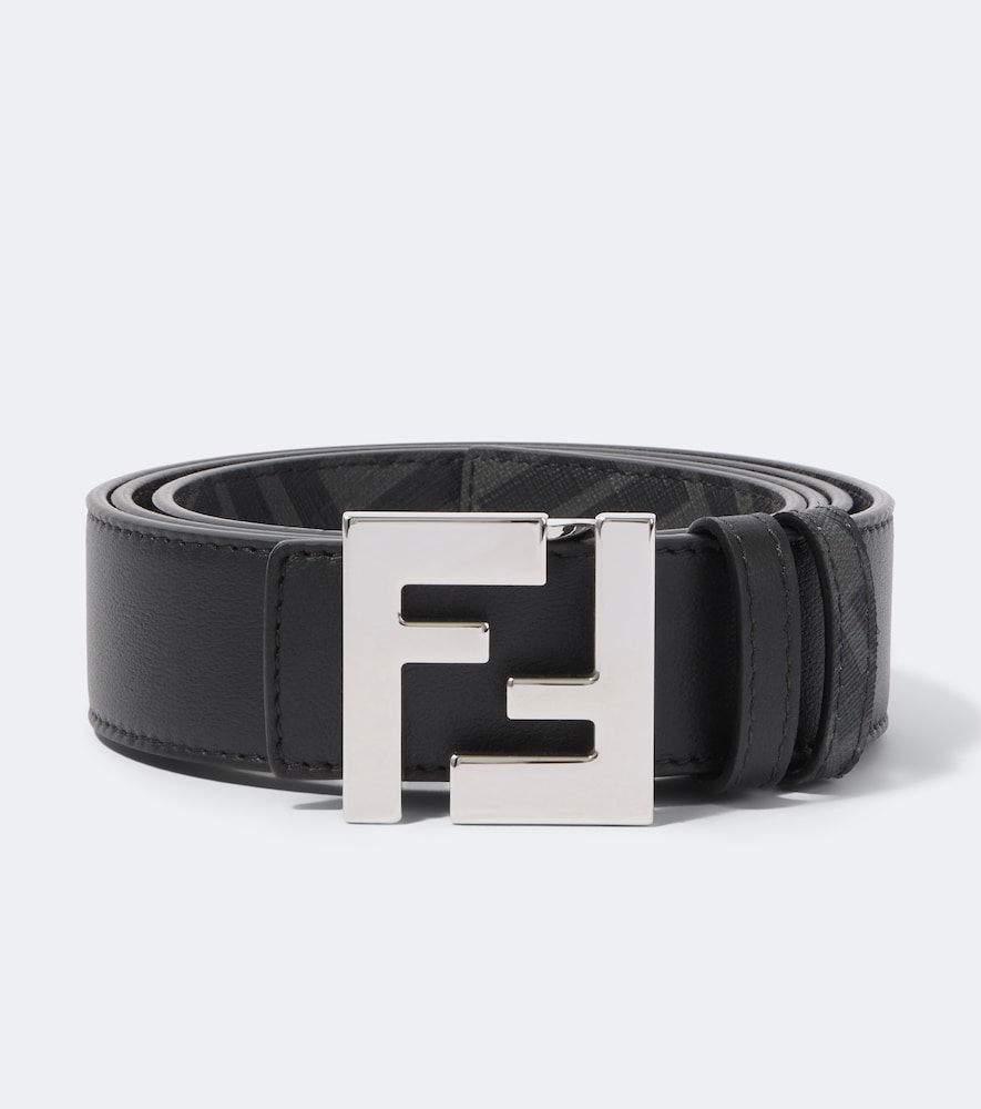 FENDI Fendi FF Zucca reversible leather belt