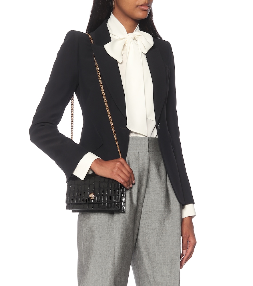 McQueen Skull Small leather crossbody bag